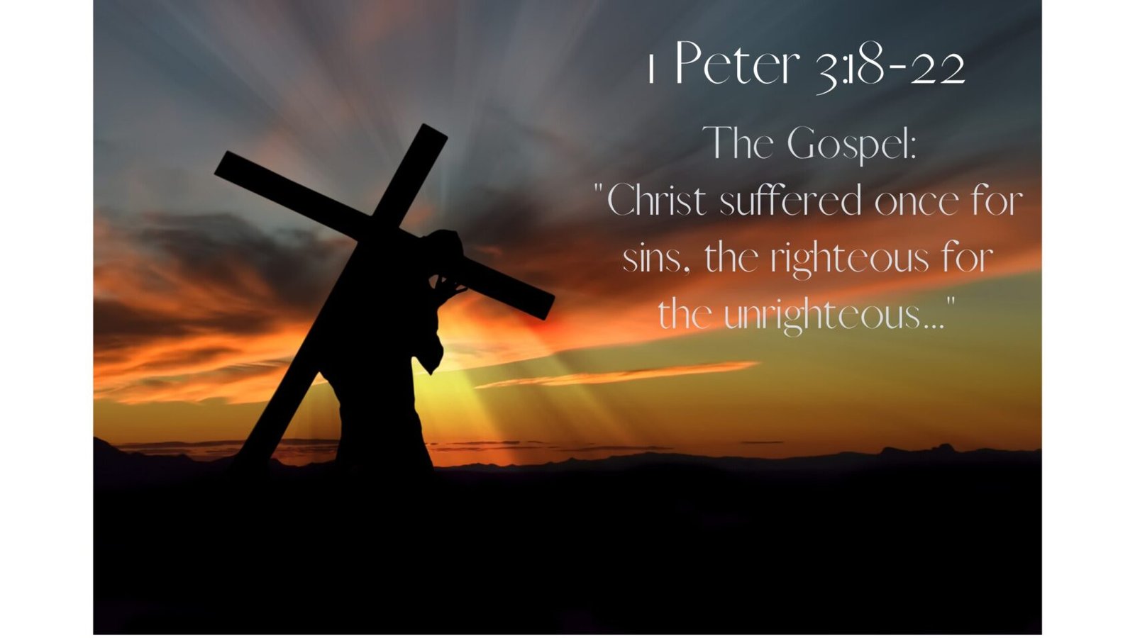 1 peter 3 18, jesus is the way, jesus is the savior