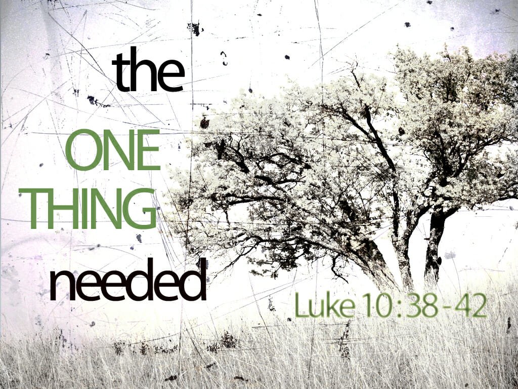 how to be a victorious & fruitful christian, victorious & fruitful christian, victorious, victorious christian, fruitful christian, one thing, luke 10 42