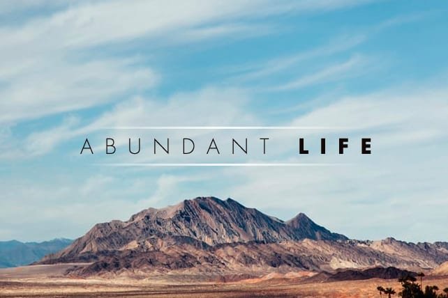 purpose and meaning in life, restored relationship with god, fellowship with jesus, abundant life