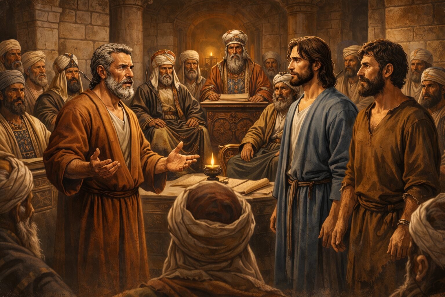 Acts 4 - Peter & John Arrested And Threatened 3 acts 4, peter & john arrested, peter & john threatened, peter & john arrested in acts 4, peter & john speak to sanhedrin