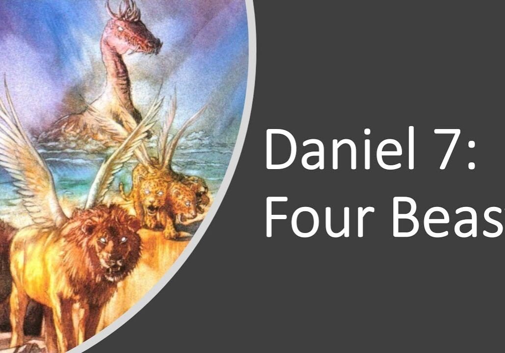 daniel 7 vision, daniel vision in daniel 7, daniel 7 vision 4 beasts, bible prophecy
