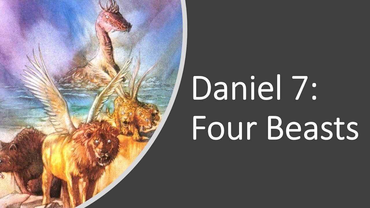 daniel 7 vision, daniel vision in daniel 7, daniel 7 vision 4 beasts, bible prophecy