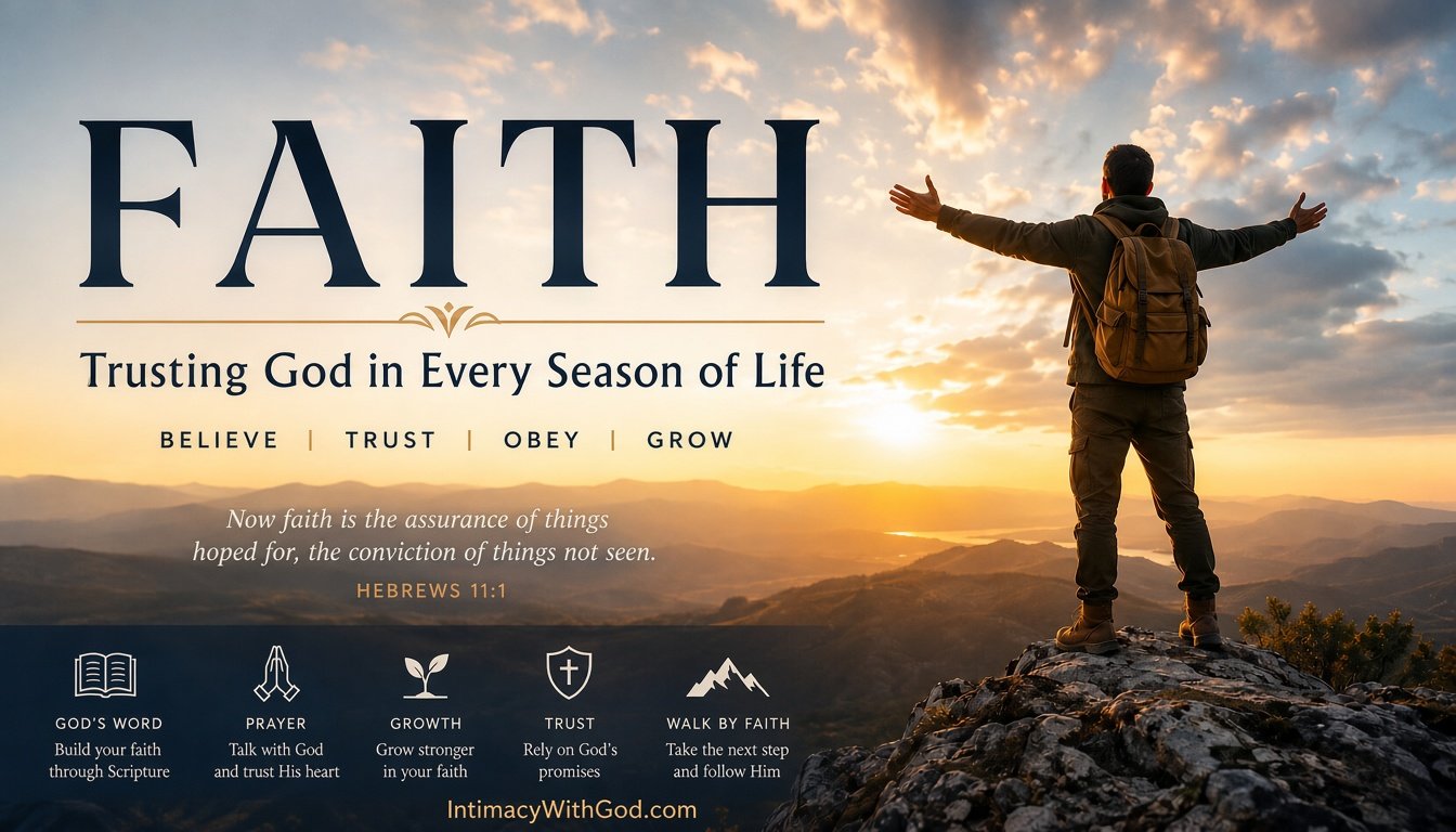 Faith: How to Grow Stronger in Faith and Trust God 1 faith, grow in faith, grow closer to god, how to grow in faith, how to grow spiritually, how to grow closer to god every day, ways to grow in faith, how to increase your faith