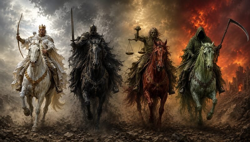 Book Of Revelation Bible Study: A Complete Guide - Revelation Explained 4 book of revelation explained, revelation bible studies, bible studies guide revelation, revelation bible study guide, 4 horsemen of the apocalypse, mark of the beast meaning,
