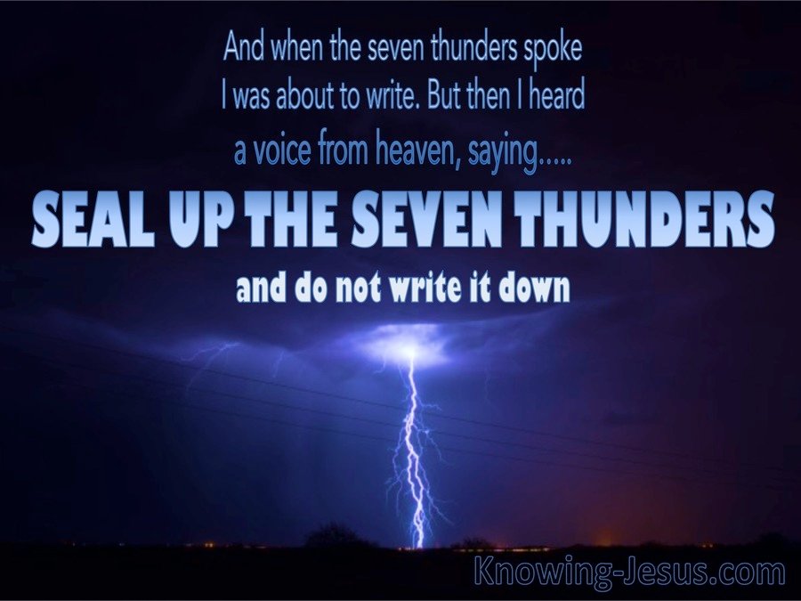 revelation 10, a mighty angel in revelation 10, voice of 7 thunders in revelation, god's mystery, trumpet judgements in revelation