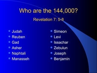 revelation 7, 144000 in revelation 7, jewish witnesses in revelation 7, great multitude in revelation