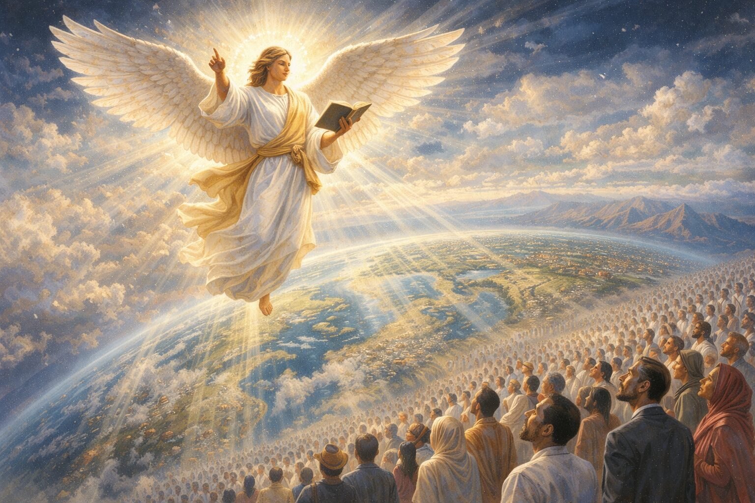 Revelation 14 - 144,000, 3 Angels, And God's Wrath 3 revelation 14, jesus with 144,000, 144,000 in revelation, 3 angels, jesus returns to earth, book of revelation, god's wrath and judgement