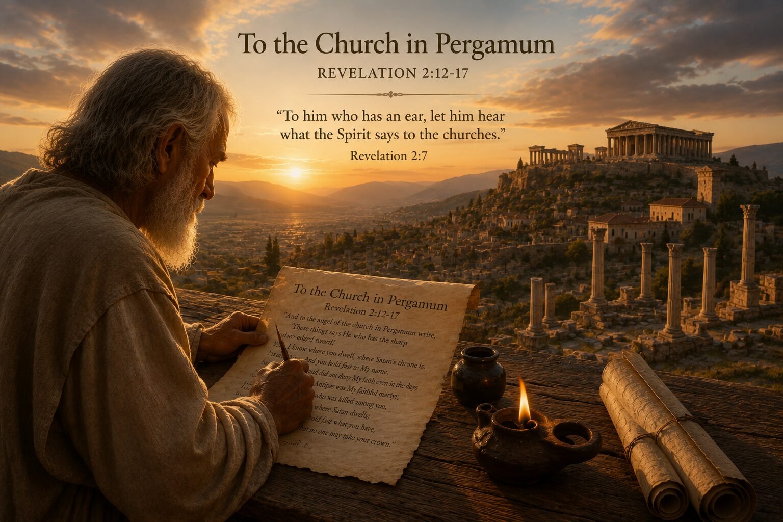 Letters To 7 Churches In The Book Of Revelation - Pergamum 3 revelation 2, letter to the 7 churches in revelation, letter to the church in pergamum revelation 2