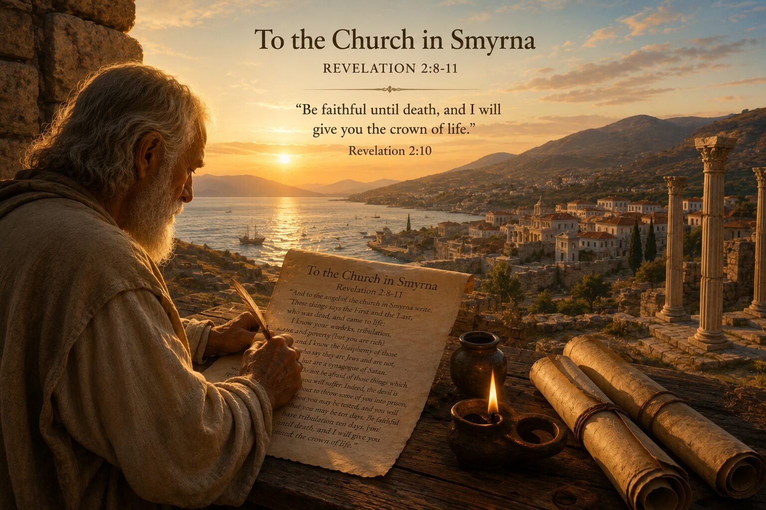 Letters To 7 Churches In The Book Of Revelation - Smyrna 2 revelation 2, letter to the 7 churches in revelation, letter to the church in smyrna revelation 2