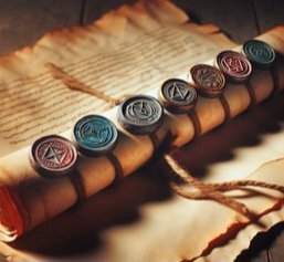 revelation 5, scroll with 7 seals, scroll in revelation 5, lion and the lamb, 7 seals in revelation