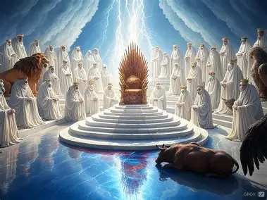 revelation 7, 144000 in revelation 7, great multitude in revelation 7, heaven, great tribulation