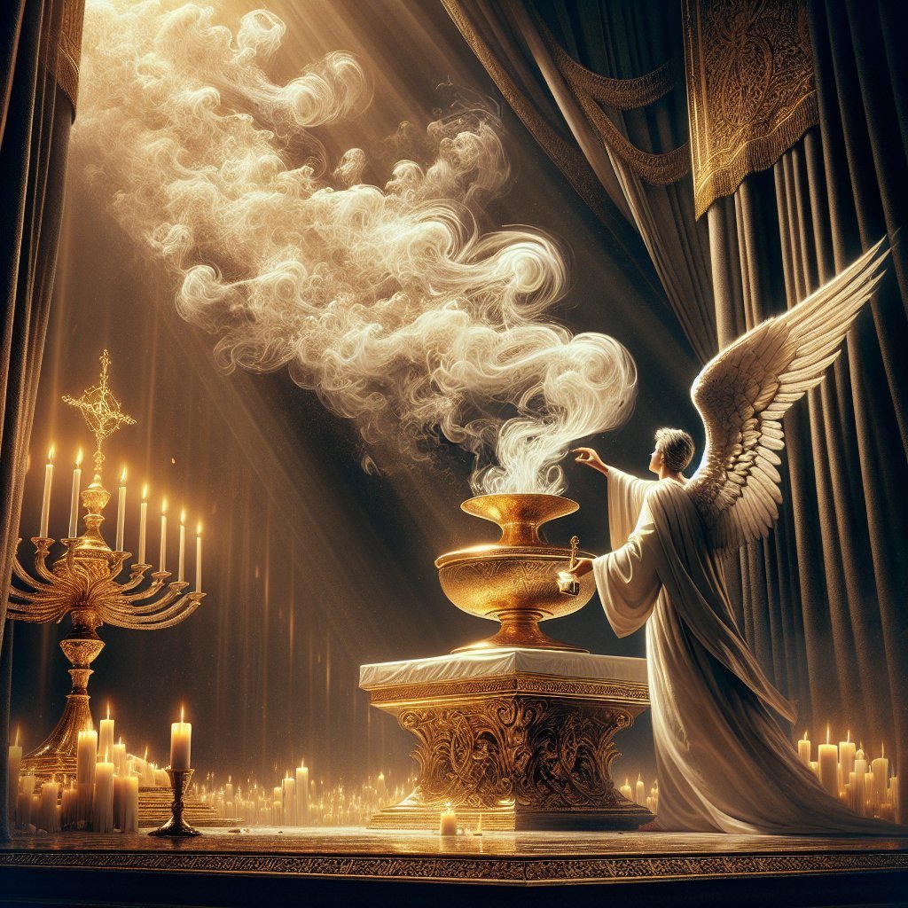 revelation 8, golden censer in revelation, 7th seal judgement, 7 trumpets in revelation