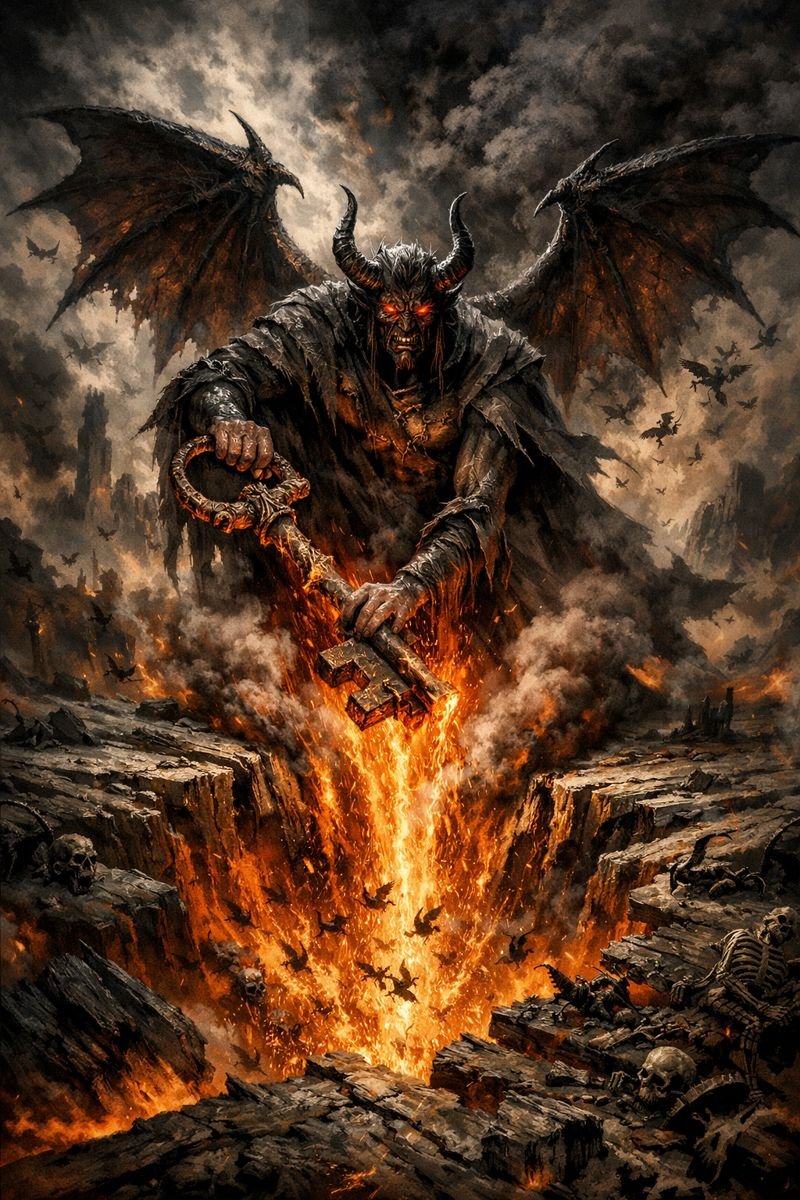 revelation 9, 5th trumpet judgement in revelation, 6th trumpet judgement in revelation, trumpet judgements in revelation, satan opens the abyss