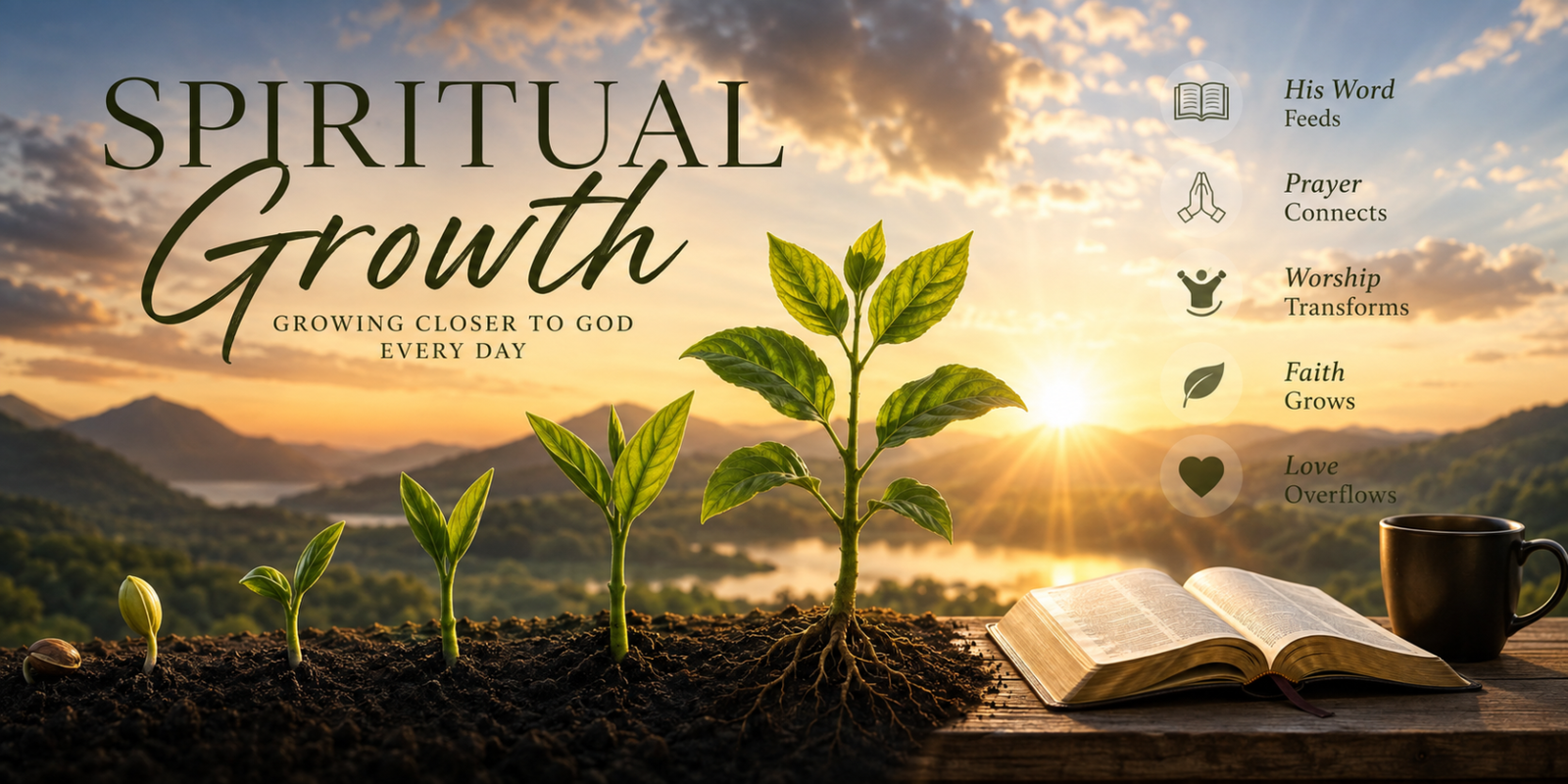Spiritual Growth: How to Grow Closer to God and Become More Like Christ 1 spiritual growth, grow closer to god, become more like jesus christ, christian spiritual growth, discipleship